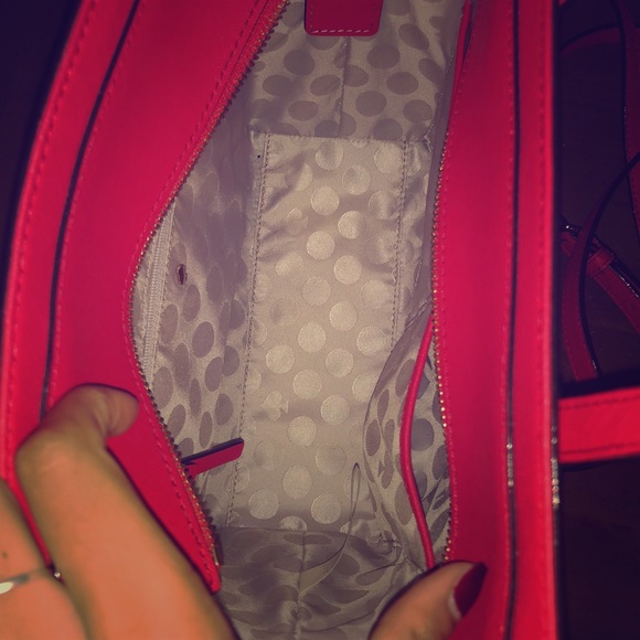 Kate Spade Small Hayden Tote Leather Satchel, Pink - Picture 2 of 2